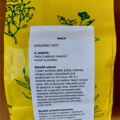 Maca (Lepidium meyenii) mielona 250g 