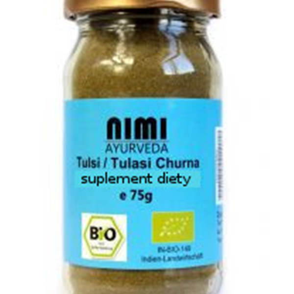 Tulsi (Ocimum sanctum) mielone BIO 75g